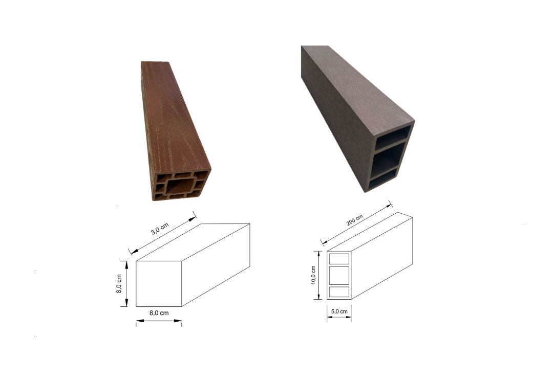 Estacones y Listones  WPC